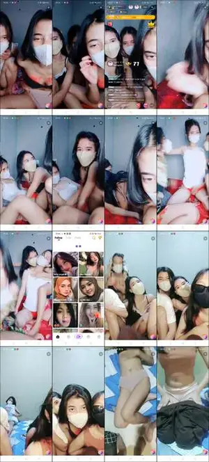 Bokep Papaya live show rame rame dgn temen2 kos
